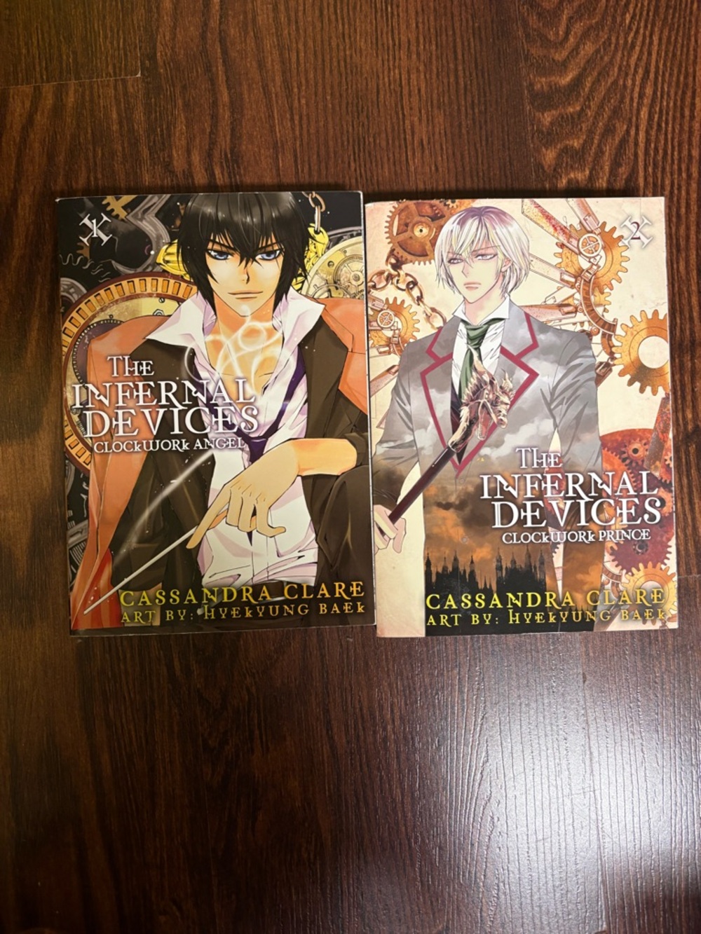 The Infernal Devices graphic novels book 1 and 2 by Cassandra Clare